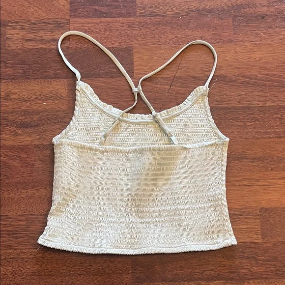 Free People Beige Smocked Camisole - Picture 2 of 3